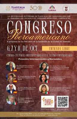 Congreso Iberoamericano a propósito de los 500 años de la fundación de la ciudad de Tlaxcala